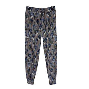 Rachel Zoe Jogger Pants Size XS Elastic Waist Printed Multicolor Womens
